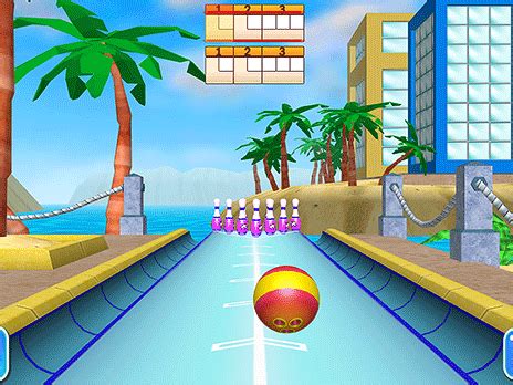 Beach Bowling 3D Game - Play online at Y8.com