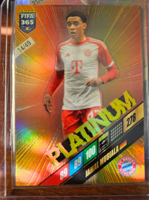 PLATINUM FIFA 365 2024 PANINI JAMAL MUSIALA 14 49 Limited OKAZJA