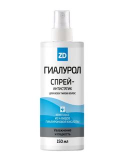 Гиалурол ZD Спрей-антистатик для волос, спрей, для всех типов волос ...