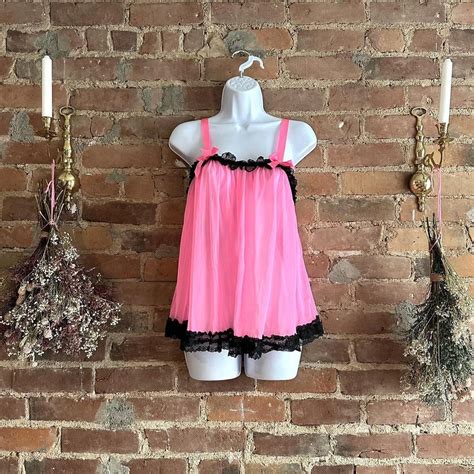 Y K Vs Babydoll Lingerie Amazing Hot Pink And Depop