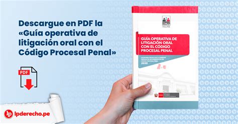 Descarga en PDF la Guía operativa de litigación oral con el Código