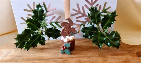 Adorable Bear Themed Hot Chocolate Spoon Stirrer