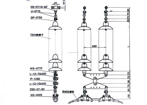 Overhead Transmission Line Adapter Electric Power Link Fitting Ws Type