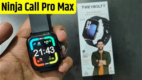 Fire Boltt Ninja Call Pro Max Fire Boltt Ninja Call Pro Max Unboxing And Review Best