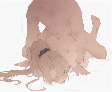 Blonde Ponytail Girl Original Drawn By Mdf An Danbooru