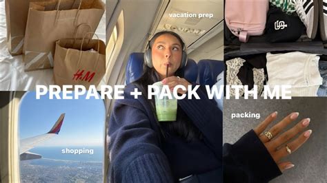 Prepare Pack With Me For Vacation Shopping Nails And Packing