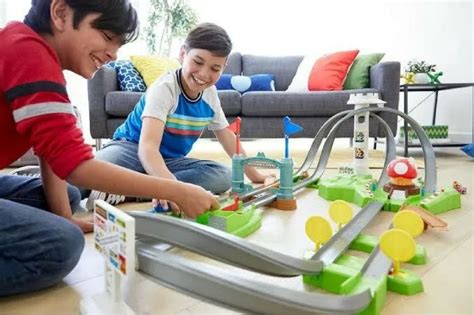 Kit Hot Wheels Mini Circuito De Corrida Mario Kart Mattel Ghk15 Hot Wheels Mario Kart Pista