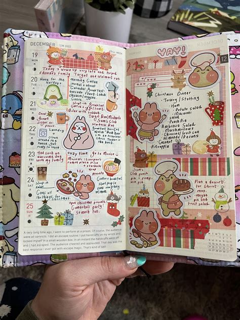 Christmas week in Hobonichi weeks 🎁 ️🎄 : r/hobonichi