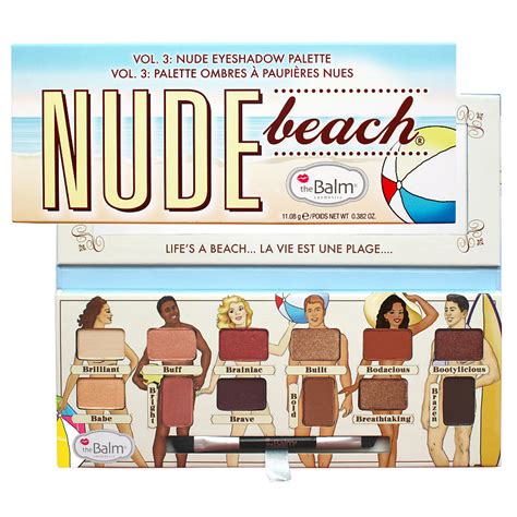 THEBALM Палетка теней Nude Beach купить по низким ценам в ЛЭТУАЛЬ