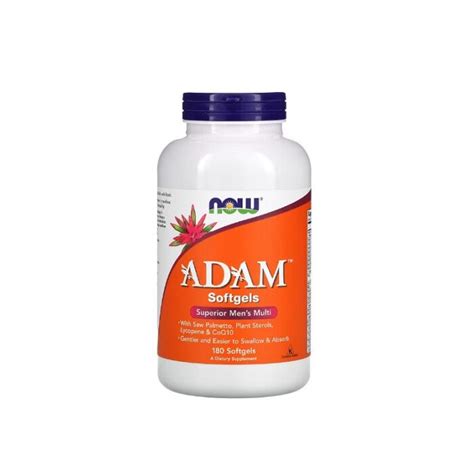 ADAM (Complex Multivitamine pentru Barbati)180 Softgels - NOW Foods