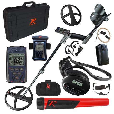 XP Deus Metal Detector w/ MI-6 Pinpointer, Headphones, Remote, X35 Coil ...