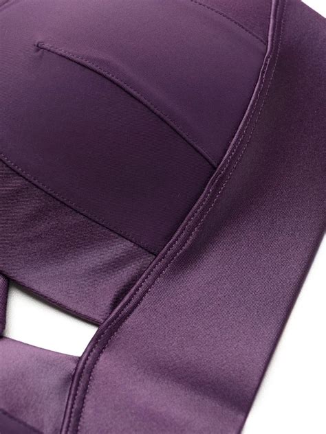 Marlies Dekkers Lace Detail Bikini Top Purple Farfetch Uk