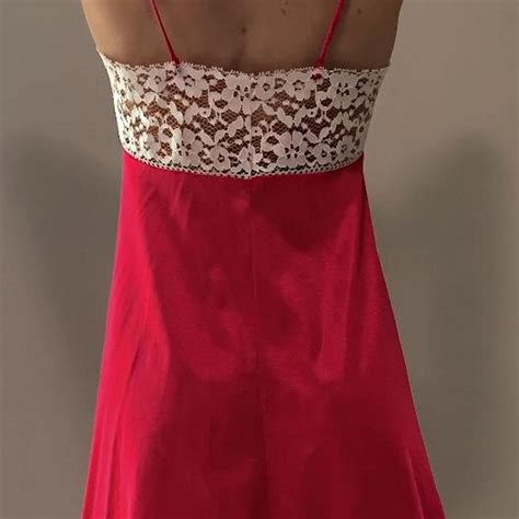 Vintage Glencraft Lingerie Dress Hot Pink Slip Depop
