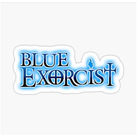 Blue Exorcist | Blue exorcist, Logo sticker, Black stickers