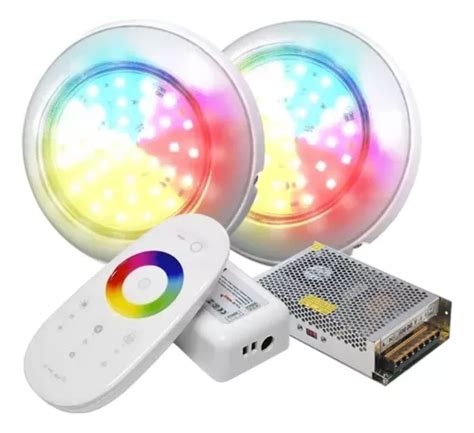 Kit Completo Luces Rgb Para Piletas Piscinas X Plastica