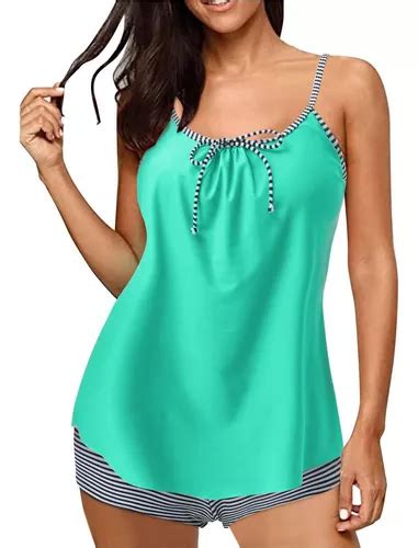 Juego De Traje De Baño Playa Dos Piezas Bañador Bikini Mujer Meses sin interés