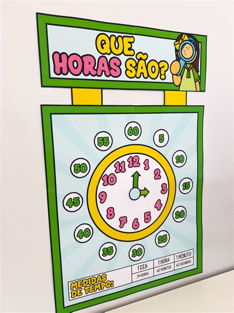 PAINEL QUE HORAS SÃO – Prof Lotus – Recursos Pedagógicos
