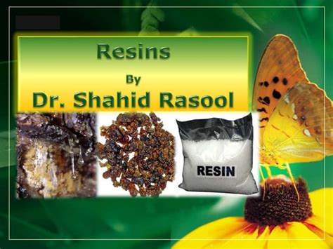 Resins Ppt Dr Shahid Rasoolppt