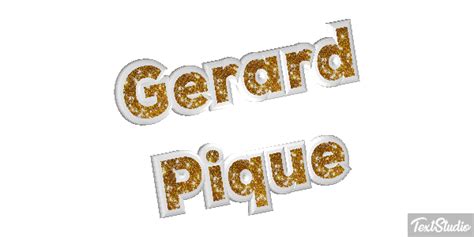 Gerard Piqué Celebrity Animated  Logo Designs
