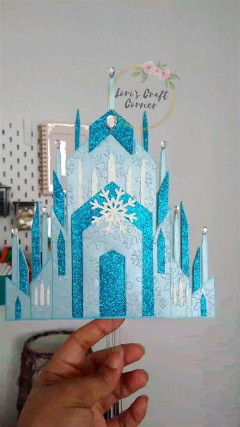 Frozen Castle Cake Topper Or Cakecup Tower Stand Frozen Off