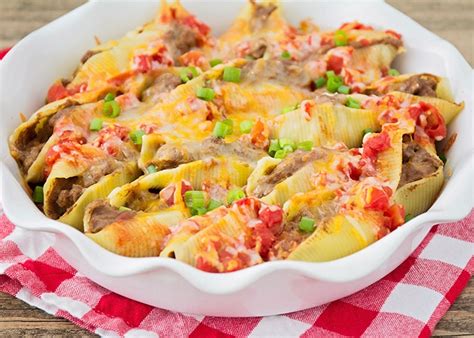 Easiest Taco Stuffed Pasta Shells Video Somewhat Simple