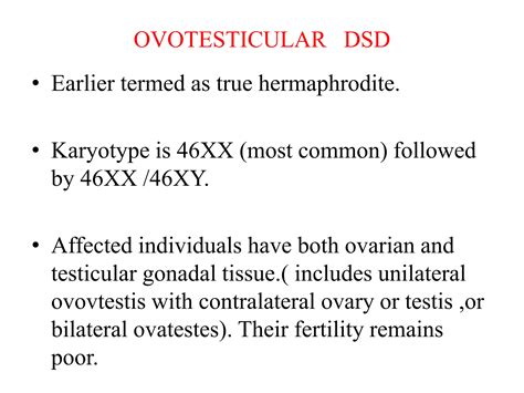 Disorders Of Sex Development Dsd Defination Classification Cah Ais Turners Syndrome