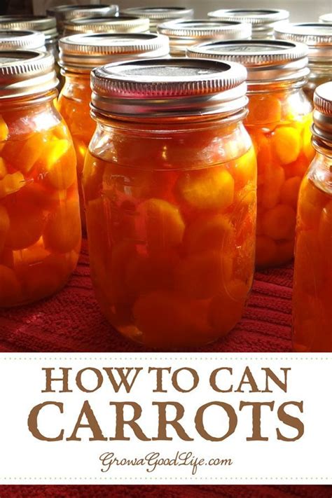 Fill Your Pantry With Home Canned Carrots Recipe Canned Carrots