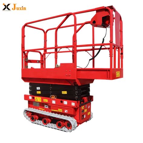 Mini Crawler Scissor Lift Electric Rough Terrain Track Scissor Lift For