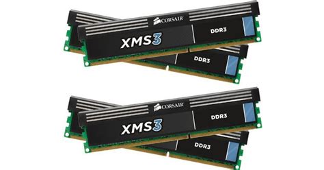 Corsair XMS3 DDR3 1600MHz 4x4GB (CMX16GX3M4A1600C9) • Se priser (9 ...