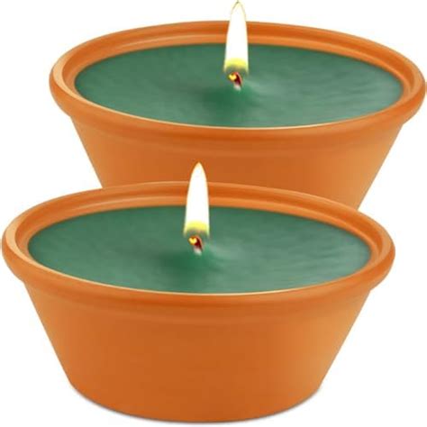 Citronella Candles Outdoor 2 Pack Garden Citronella Candles Natural Soy Wax Citronella