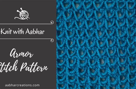 Wave Lace Knit Stitch Knit With Aabhar Aabhar Creations