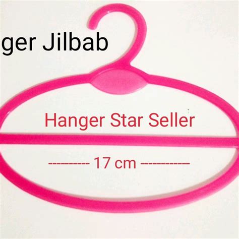 Jual Hanger Jilbab Oval Pink Gantungan Jilbab Atau Syal Di Lapak Hanger