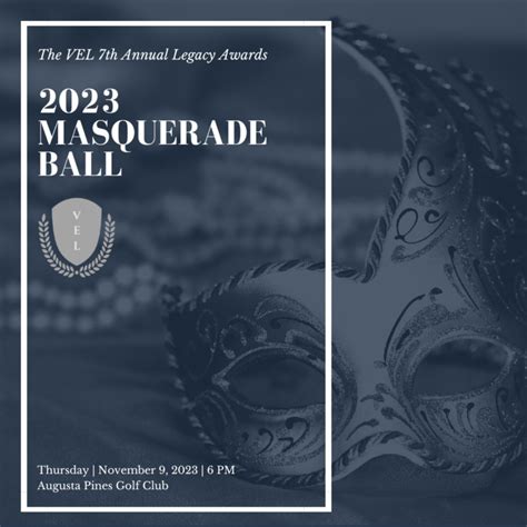 Legacy Awards Masquerade Tickets | VEL Institute