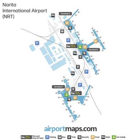 Narita International Airport Map