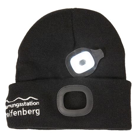 Innovative Werbe M Tze Oder Beanie Mit Integrierter Aufladbarer