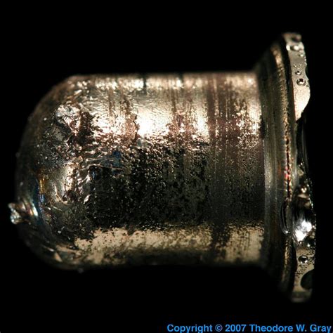 Gallium Germanium Alloy, a sample of the element Germanium in the ...