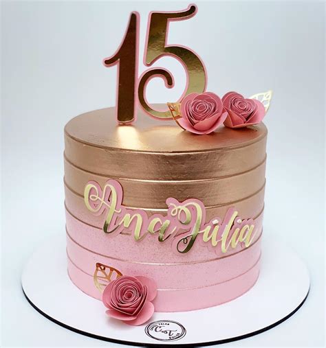 Bolo De 15 Anos Menina - Bolo de 15 anos: + de 130 bolos encantadores e modernos