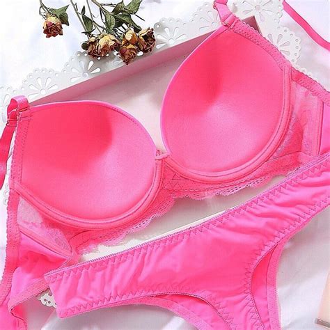 Women 7 Colors Push Up Bra And Panty Set Bra Sets 32 34 36 38 40 42 44