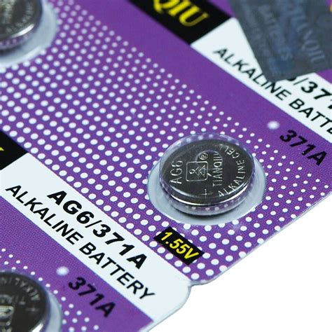 50 PCS LR69 AG6 371 LR921 1.5V Alkaline Battery for Watch Lighter | eBay