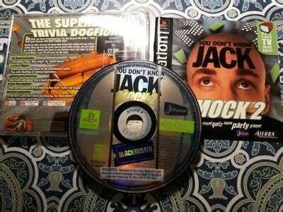 You Don T Know Jack Mock Sony Playstation Ebay