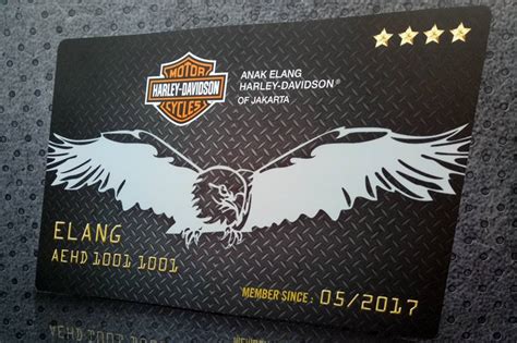 Detail Desain Kartu Anggota Club Motor Koleksi Nomer