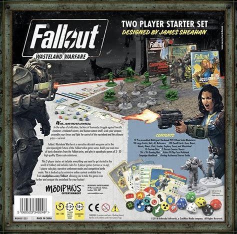 Fallout Wasteland Warfare Two Player Pvc Starter Set Speljätten