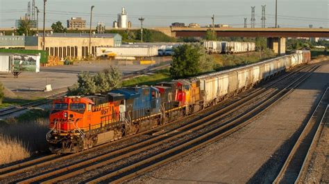 BNSF LEAD GECX UP SD70M CN M396 At Highway 7 YouTube