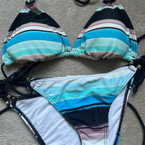 Y K Bikini With Bead Details Similar To I Am Gia Depop