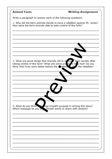 George Orwell "Animal Farm" worksheets | Made By Teachers