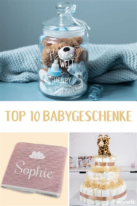 Zuckersüße Geschenke zur Geburt zum selbst gestalten Top 10