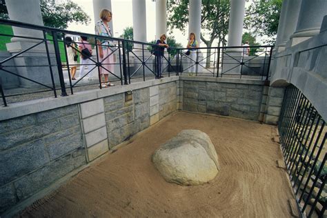 Visiting Plymouth Rock in Massachusetts