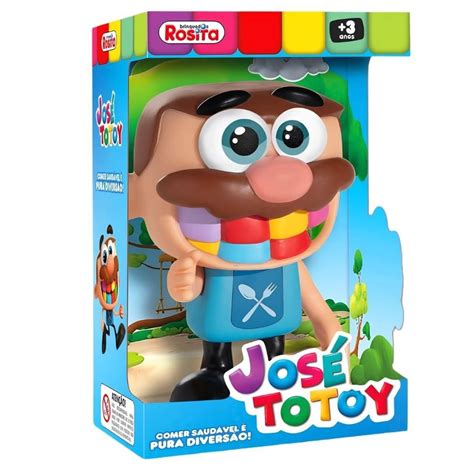 José Comilão Brinquedo - Boneco de Vinil Articulado 19cm José Comilão Toytoy - Brinquedo ...