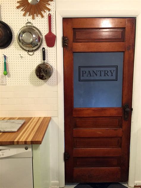 Pantry Vinyl Decal Pantry Door Decal For Glass Vinyl Etsy