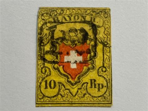 1850 Rayon II ZNr 16II Ohne Kreuzeinfassung Mit PP Stempel Kaufen